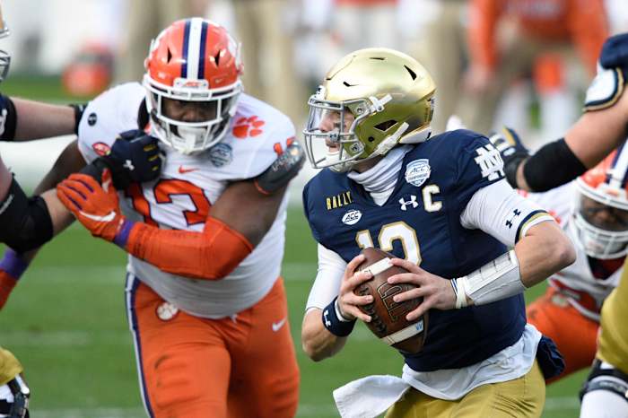Tyler Davis has flashed a ton of potential and should be looked at as a solid defensive tackle prospect.